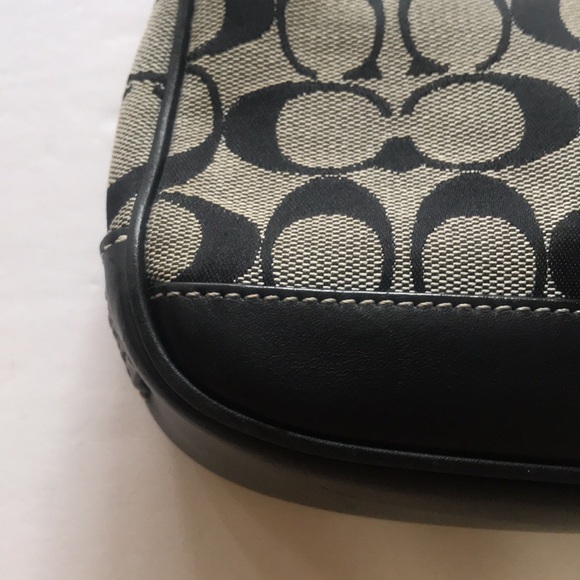 Vintage Y2k Coach Demi Mini Bag Baguette Small Purse 90‘s 2000‘s Black Gray Cute - Picture 3 of 16